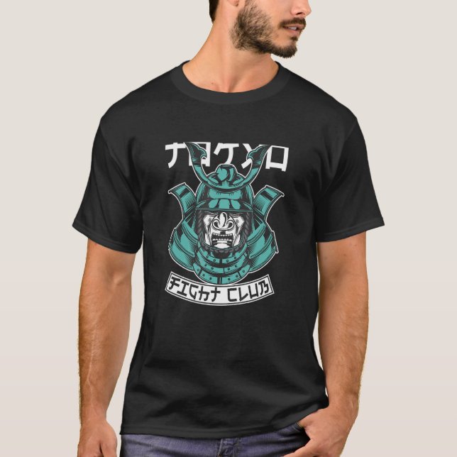 Samurai Japan Klubb Ancient Warrior T Shirt (Framsida)
