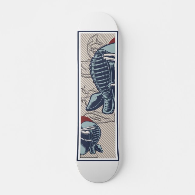 Samurai japan Ninja Karate Skateboard (Framsida)
