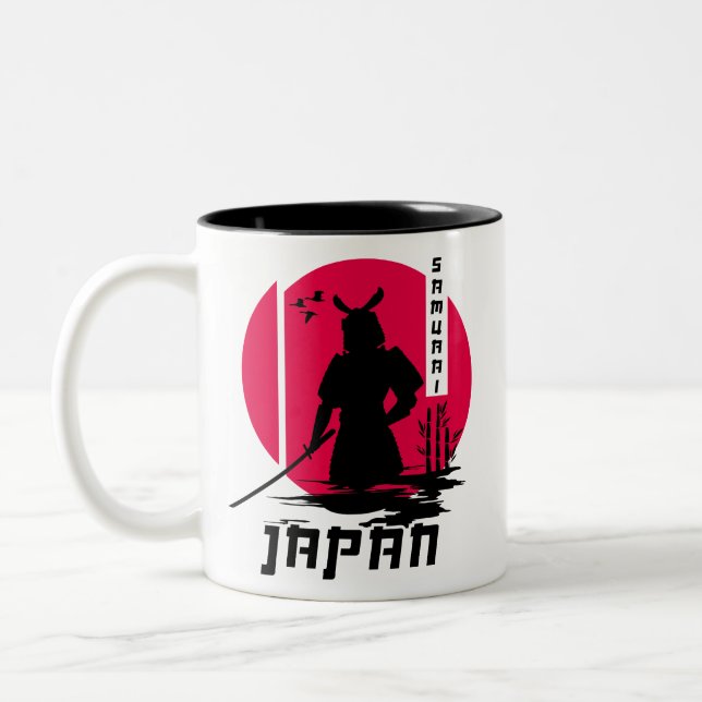Samurai Japan Ninja Två-Tonad Mugg (Vänster)