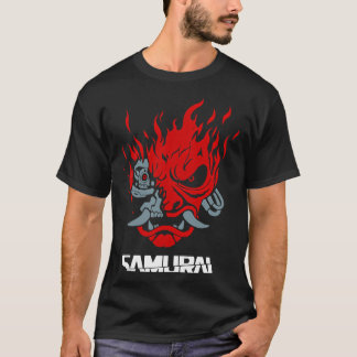 Samurai Japanese Gaming 2077 Art Game Style retro T Shirt