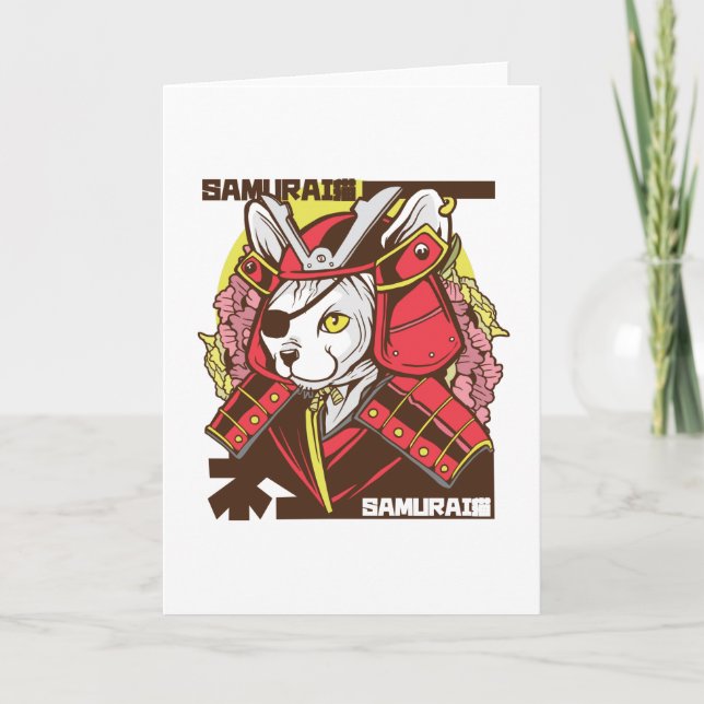SAMURAI JAPANESS CAT KORT (Framsida)