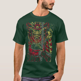 Samurai Japansk Art Bushido asian inspirerad T Shirt