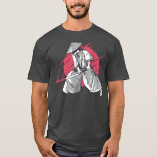 Samurai japansk Sword Katana Warrior T Shirt