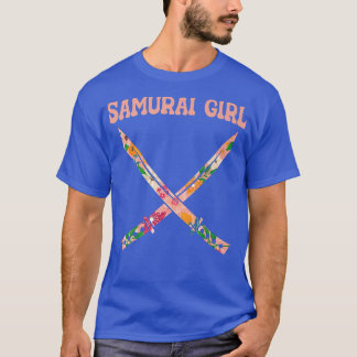 Samurai japansk Warrior Japan Katana Samurai Gir T Shirt