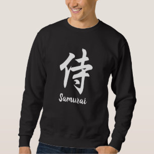 Samurai japanska Kanji  Lång Ärmad Tröja