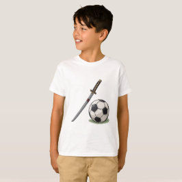 Samurai Katana and Soccer Ball - Japan T Shirt