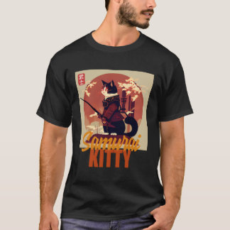 Samurai Kattunge Vs Anime Kattdjuret Revolution T Shirt
