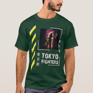 Samurai-krigare Japan Tokyo stil-Coola för kläder  T Shirt