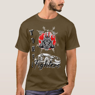 Samurai-krigare Japan Tokyo stil-kläder Fantastisk T Shirt