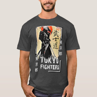 Samurai-krigare Japan Tokyo stil-klädesplagg De T Shirt