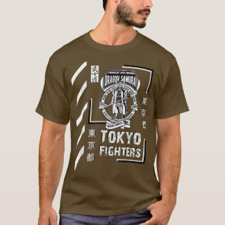 Samurai-krigare Japan Tokyo stil-klädespnoj G T Shirt