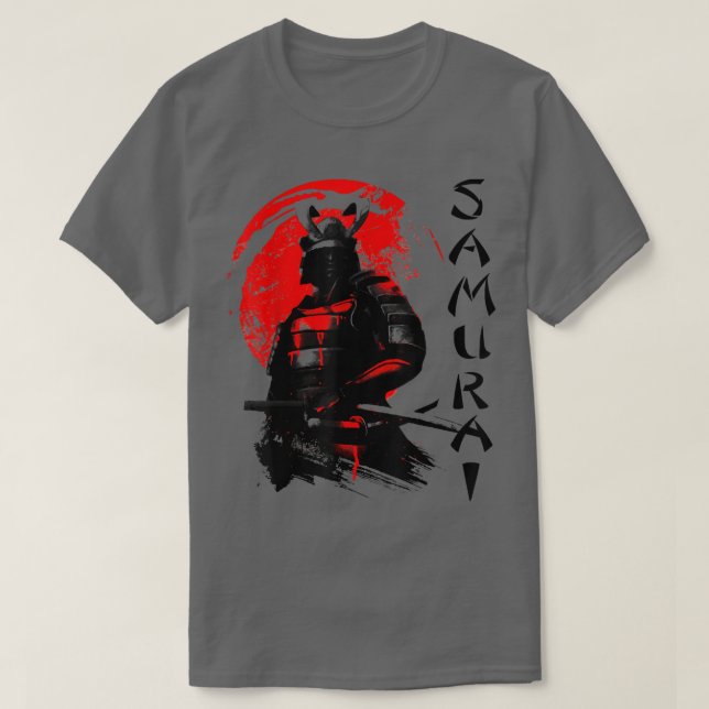 Samurai-krigare, Samurai-kombattant T  Shirt (Design framsida)