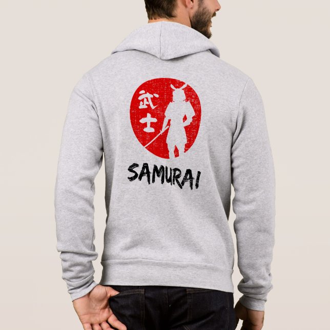 Samurai krigare  t shirt (Baksida)