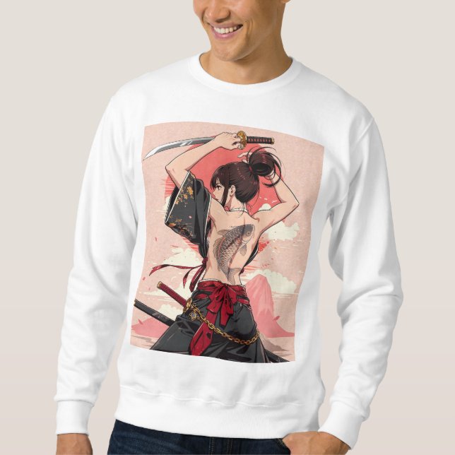 samurai lång ärmad tröja (Framsida)