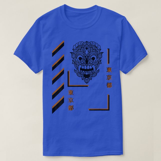 Samurai mandala sommarkläder för roligten stil t shirt (Design framsida)