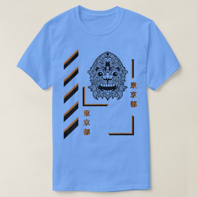 Samurai mandala sommarkläder för roligten stil t shirt (Design framsida)