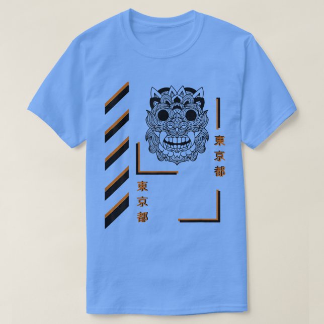 Samurai mandala sommarkläder för roligten stil t shirt (Design framsida)