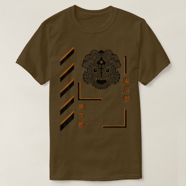 Samurai mandala sommarkläder för roligten stil t shirt (Design framsida)