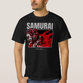 Samurai Mask Rebel Japansk Urban Streetwear T Shirt