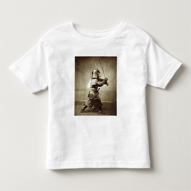 Samurai med det lyftta svärd, c.1860 tee (Framsida)