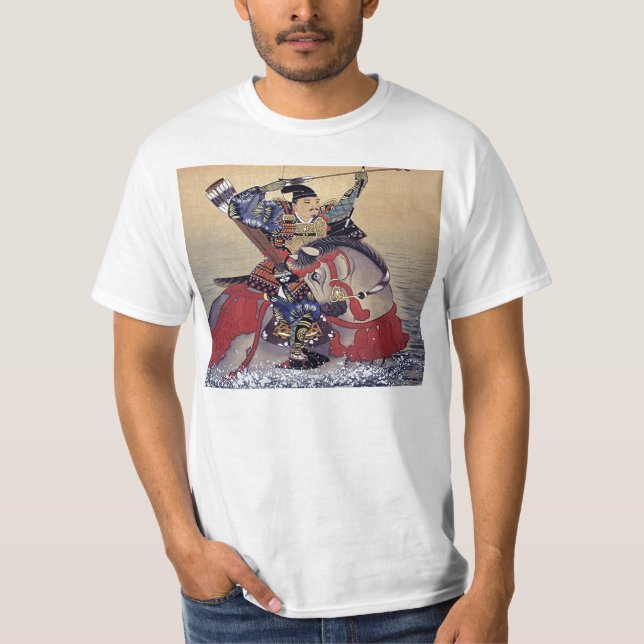 Samurai med pilbågen tee (Framsida)