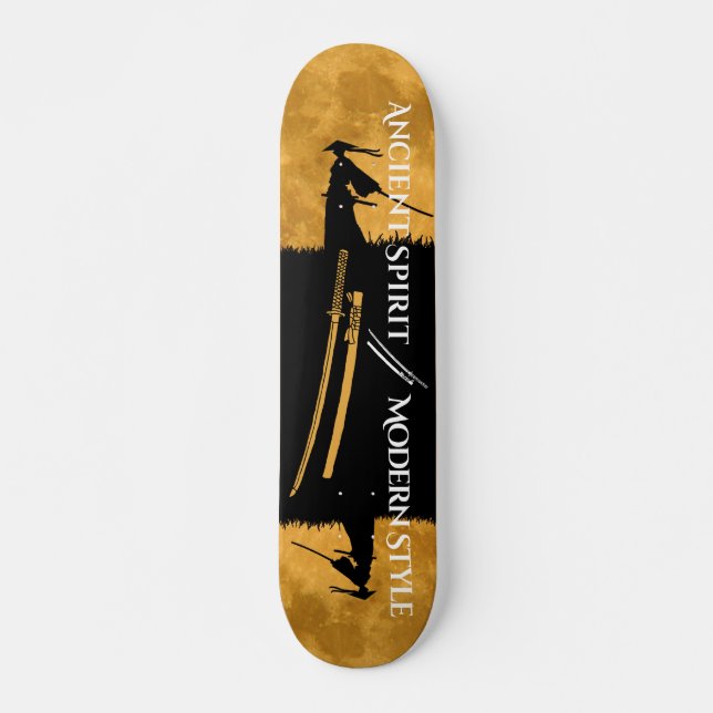 Samurai  mini skateboard bräda 18,5 cm (Framsida)