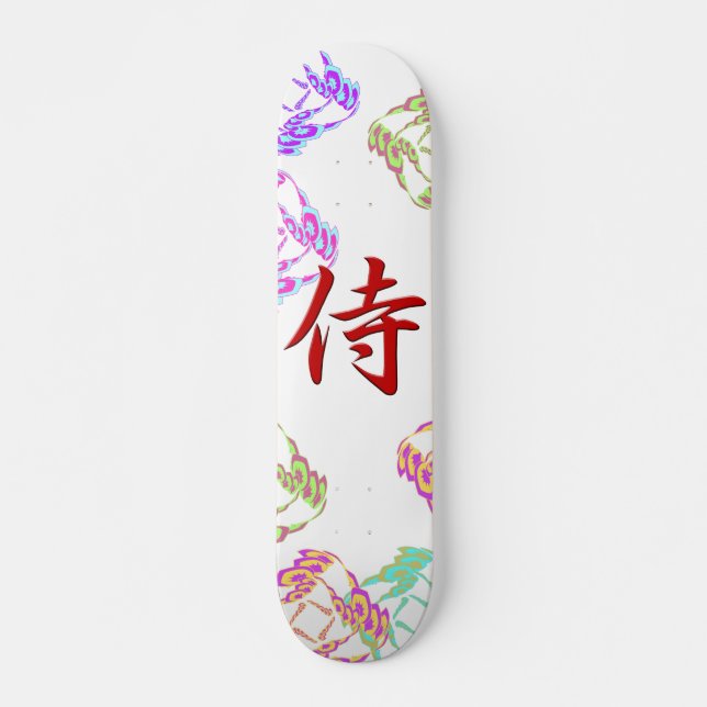 SAMURAI MINI SKATEBOARD BRÄDA 18,7 CM (Framsida)