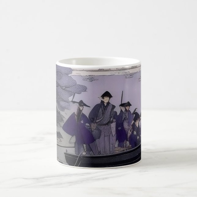 Samurai Mug Japanese Art Ukiyo-e Style Kaffemugg (Center)