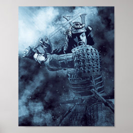 SAMURAI Mythic Legendary RONIN Warrior Poster