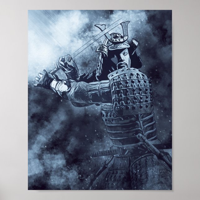 SAMURAI Mythic Legendary RONIN Warrior Poster (Framsidan)