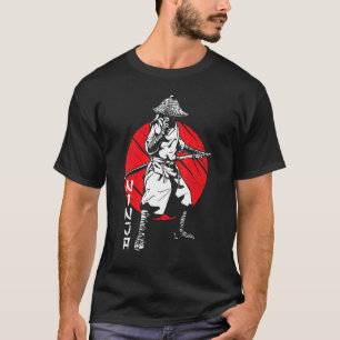 Samurai Ninja Warrior Japansk BloodfläckKatana S T Shirt
