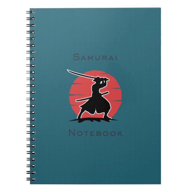 Samurai Notebook Anteckningsbok (Framsidan)