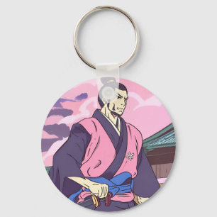 samurai nyckelring
