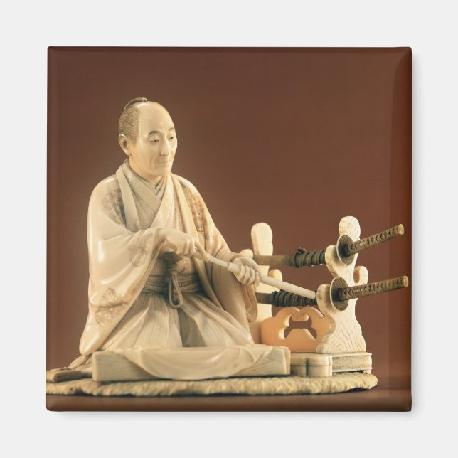 Samurai, Okinomo, Edo Period Magnet (Framsidan)