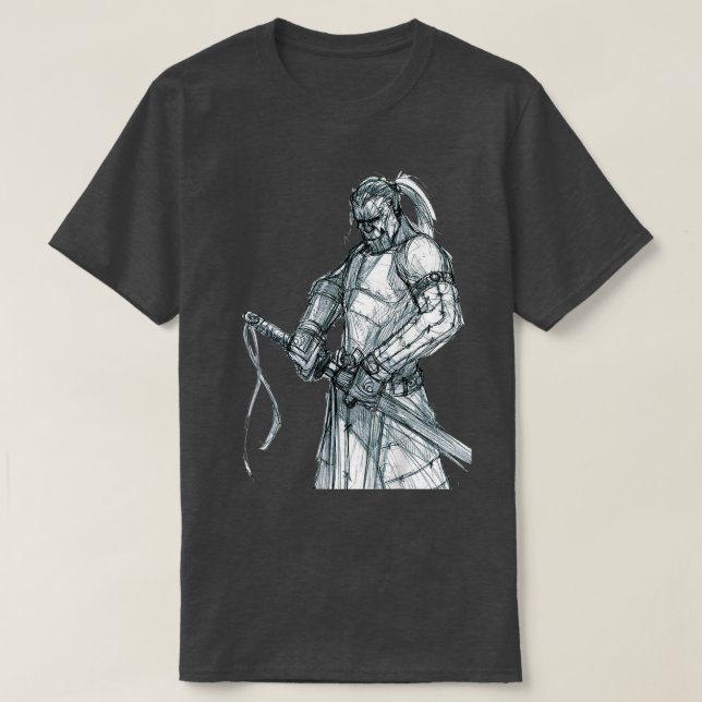 Samurai Orc  (2) T Shirt (Design framsida)