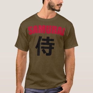 SAMURAI på japanska Kanji Writing T-Shirt Copy (2)
