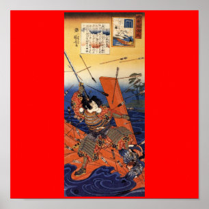 Samurai på krig, circa 1800's poster