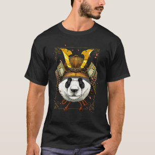 Samurai Panda Bear Japanskt Warrior Bushido Japane T Shirt