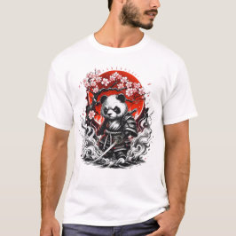 Samurai Panda: Blossoming Warrior T Shirt