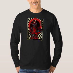 Samurai Photographer Japansk Culture Bild Warr T Shirt