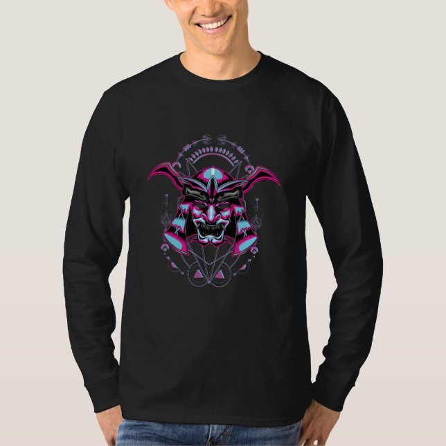 Samurai Pop Estetisk Sakral Geometrisk Mandala Bus T Shirt (Framsida)