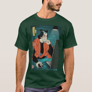 Samurai Programmer 4 Code Developer Ukiyoe T Shirt