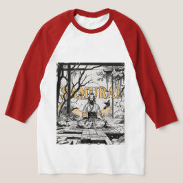Samurai Raglan T Shirt