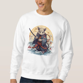 Samurai Rat Herrens Hoodies & Sweatshirts Lång Ärmad Tröja