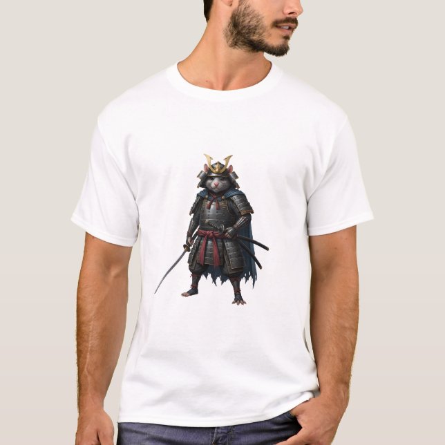 Samurai Rat Men's T-Shirts (Framsida)
