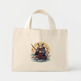 Samurai Rat Women's  Tote Bags Mini Tygkasse