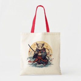 Samurai Rat Women's  Tote Bags Tygkasse