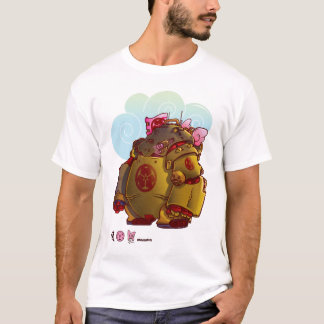 Samurai robot tank t-shirt