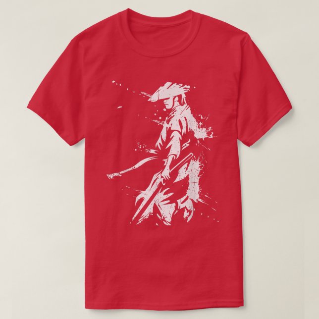 Samurai Ronin T-Shirt Copy Kopiera Kopiera Kopiera (Design framsida)