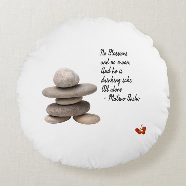 Samurai Rund Kudde (Framsidan)